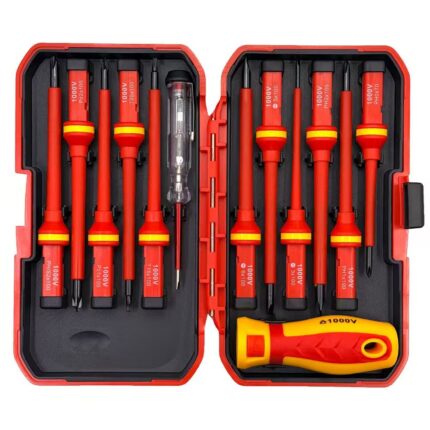 13 Pcs 1000v Insulated High Voltage Resistant Manual Screwdriver Set Hardware Tool Screwdriver